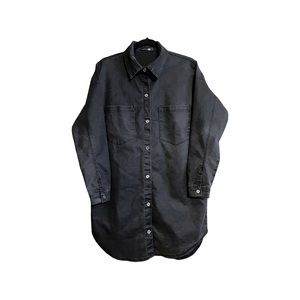 Boohoo Stretch Oversized Shirt Dress